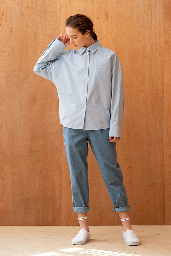 [20SS] FRONT POINT DOLMAN SLEEVE SHIRTS (JTSB301-50)