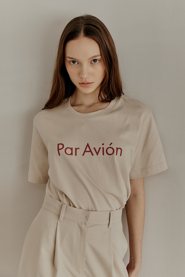 [한정수량재입고] ParAvion Logo T-Shirt (JVST304-70) (오영주, 혜린 착용)
