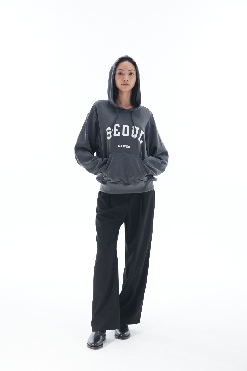 [22FW]SEOUL Logo Grey Hoodie