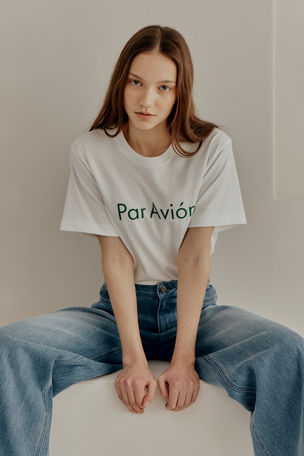 [23SS] ParAvion Logo T-Shirt (JWST307-05) (강민경,장희령,홍수현,정소민,신유은,오영주,임수향,추자현 착용)